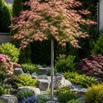Javor dlaňolistý (Acer palmatum) 'Oridono Nishiki' - výška 110-120 cm, kont. C4L - NA KMIENKU 